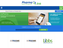 Tablet Screenshot of pharmalinkonline.com.br